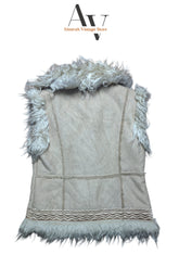 Furred Brown Afghan Vest